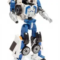 Робот &laquo;Полицейская машина&raquo;, с металлическими элементами, трансформируется