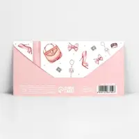 Конверт для денег «На женские радости», 16.5 х 8 см