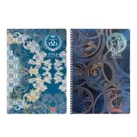 Тетрадь А4 96л кл Hatber "От Кутюр. Выпуск №2", на гребне, многоур перф, 3D фольг 2В МИКС