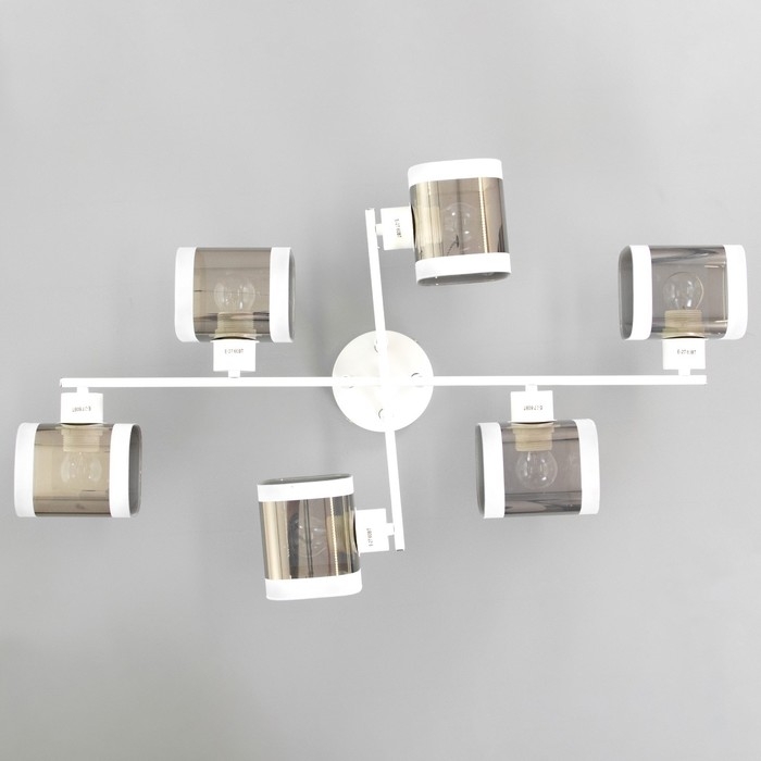 Люстра ГАЛЛОП Люстра ГАЛЛОП "Тонни" 6х60Вт Е27 белый