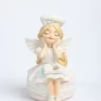 Фигурка полистоун &laquo;Ангелок в розовом платье&raquo; 8.5&times;7.5&times;10 см