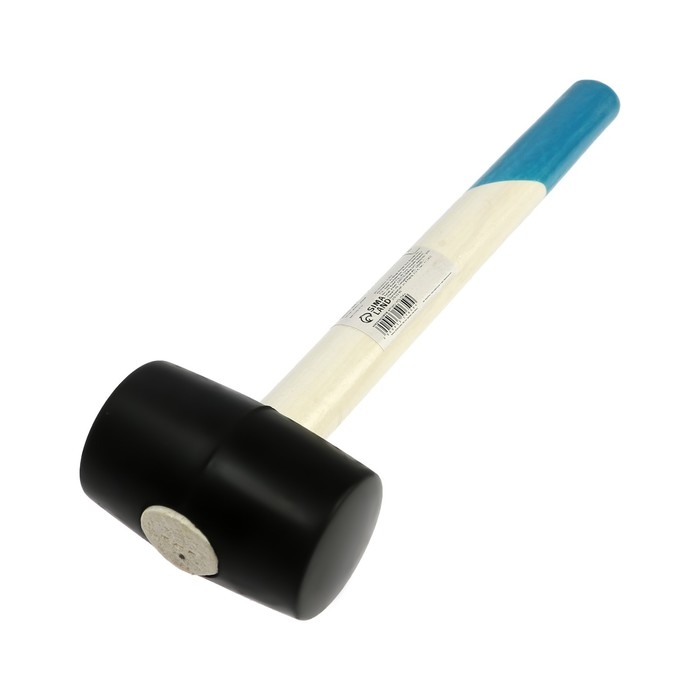 Киянка ТУНДРА, деревянная рукоятка, черная резина, 350 г Киянка ТУНДРА, деревянная рукоятка, черная резина, 350 г