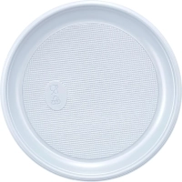 Тарелка одноразовая  d 165 мм, бел., ПП, 800 шт/кор