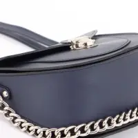 Сумка женская мессенджер TEXTURA на клапане, 17&times;10&times;18 см, синяя