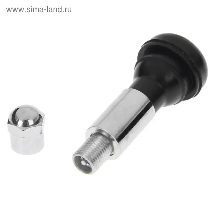 Вентиль для бескамерных шин, TR414, хромированный Вентиль для бескамерных шин, TR414, хромированный