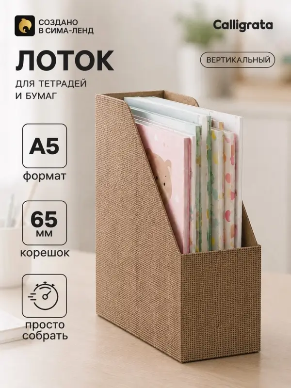 Лоток настольный А5 &laquo;Мои тетради&raquo;