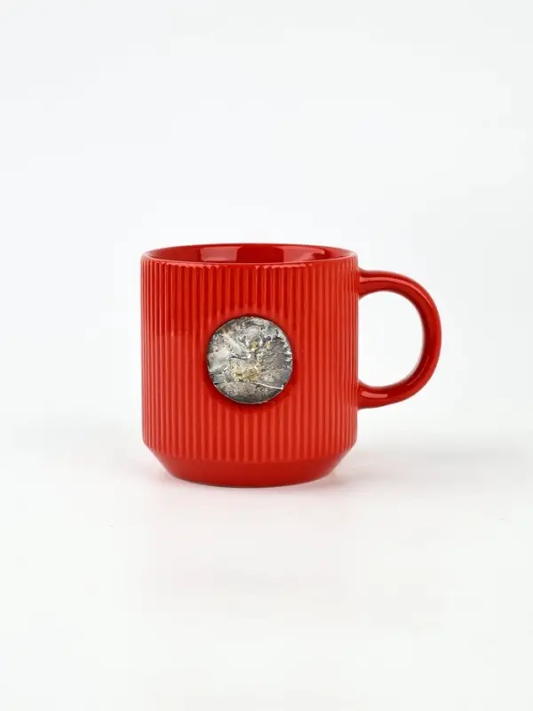 Кружка новогодняя керамическая &laquo;Зимний лес&raquo;, 350 мл