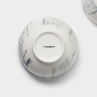 Набор салатников фарфоровых Magistro Real Marble, 380 мл, 11,6×6,5 см, 2 шт