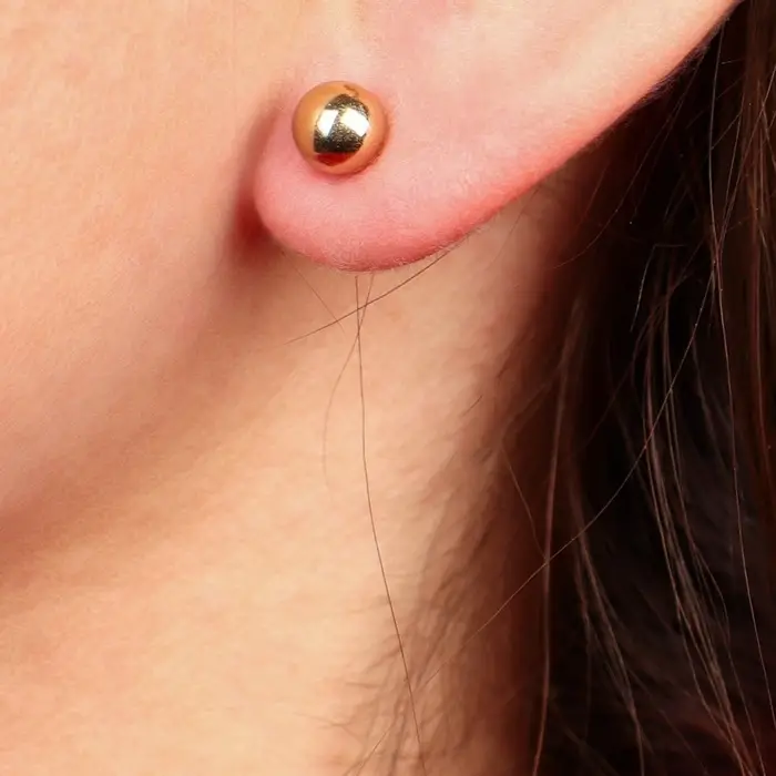 Серьги, набор украшений &laquo;Минни Маус&raquo;, золотой