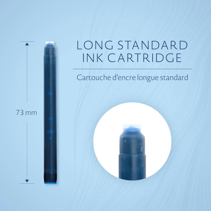 Картридж чернильн для пер.ручки WATERMAN Cartridge Size Stand син S0110860