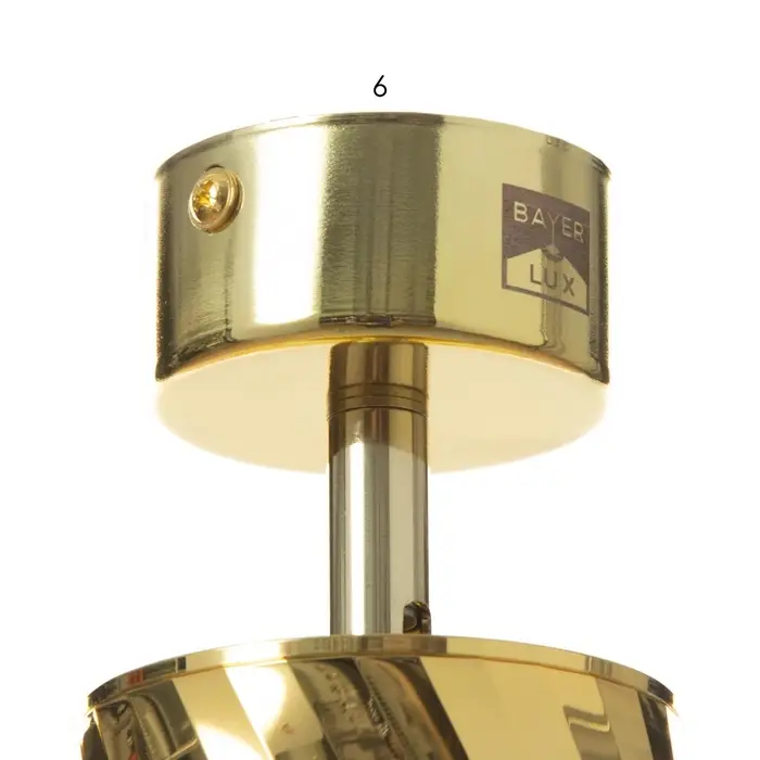 Спот &laquo;Алисер&raquo; GU10 золото 7.5&times;7.5&times;20 см