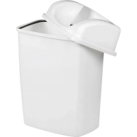 Ведро мусорное Luscan Professional настенное 23л белое 3521W