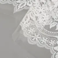 Пленка для цветов "Ажур", белая, 0,6 х 9.3&plusmn;5% м, 40 мкм, 200 гр