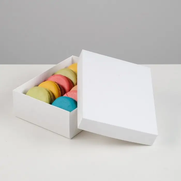 Коробка подарочная складная, упаковка, белая, 16.5×12.5×5.2 см Коробка подарочная складная, упаковка, белая, 16.5×12.5×5.2 см