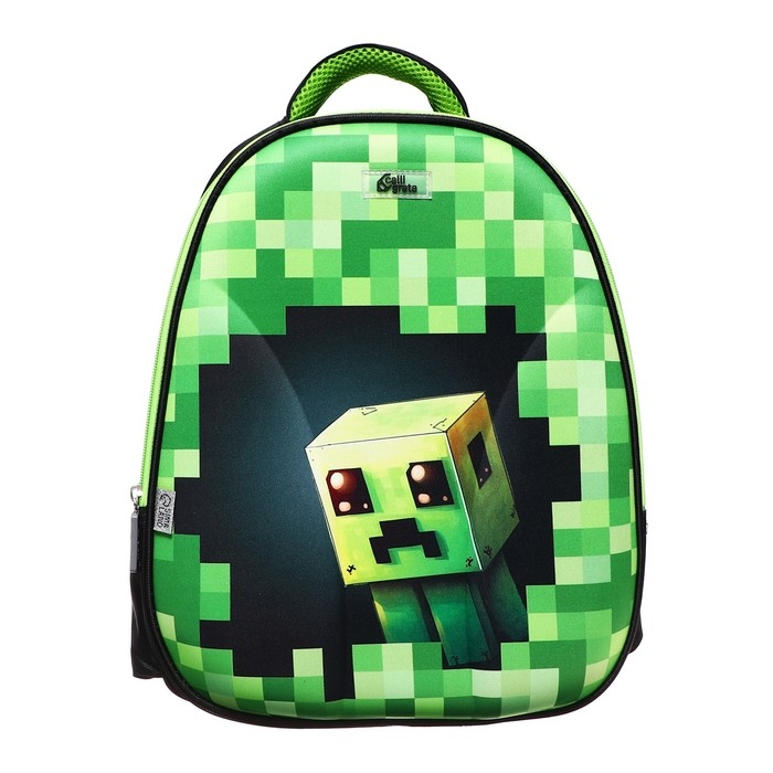 Рюкзак каркасный Calligrata  Рюкзак каркасный Calligrata "Пиксельный мир", 39х30х14 см, универсальный