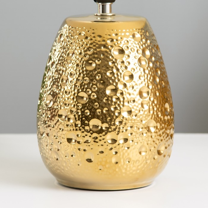 Настольная лампа Настольная лампа "Беата" Е14 40Вт золото 21х21х32 см RISALUX