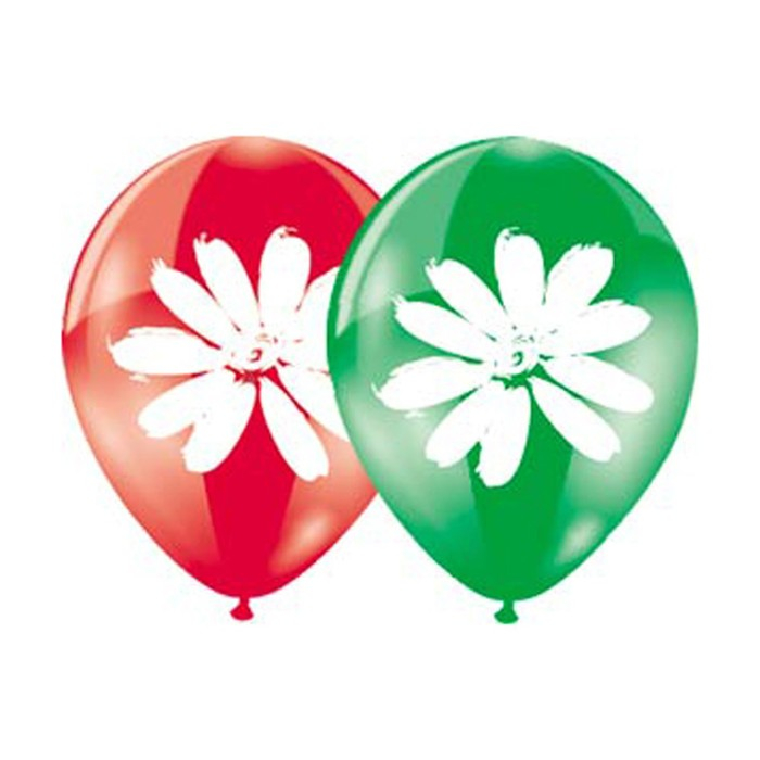 Шар латексный 12 Шар латексный 12" «Ромашки», набор 50 шт., цвета МИКС