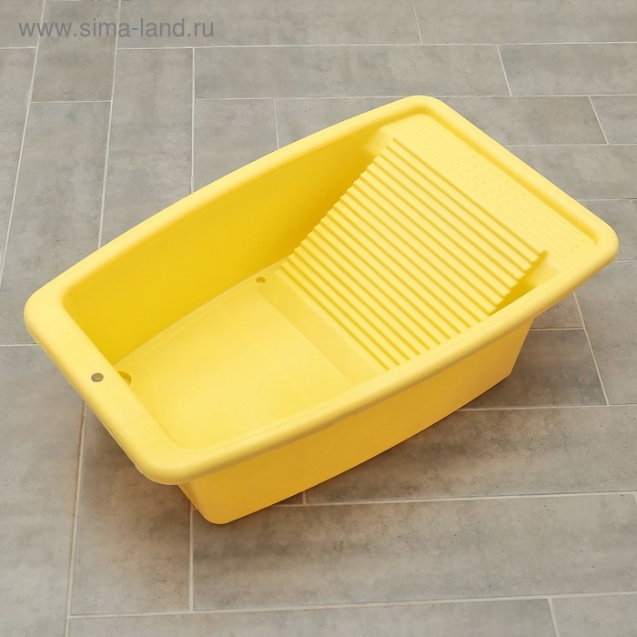 Таз со стиральной доской, 34 л, особо прочный, цвет МИКС Таз со стиральной доской, 34 л, особо прочный, цвет МИКС