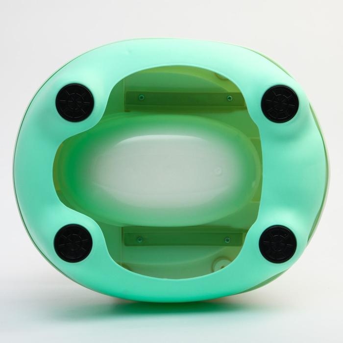 Горшок детский «Енотик», цвет белый/зеленый Горшок детский «Енотик», цвет белый/зеленый