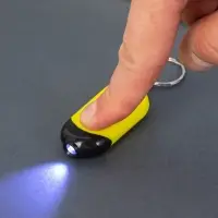 Фонарик брелок для ключей на кольце &laquo;Компас&raquo;, 1.5&times;2.5&times;5.5 см, МИКС