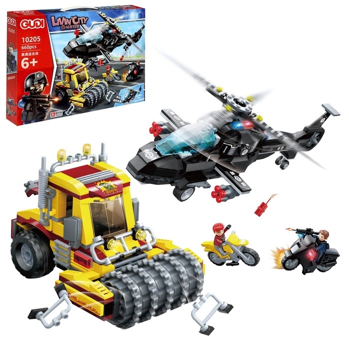 Конструктор Спецназ «Операция Пиранья», 660 деталей Конструктор Спецназ «Операция Пиранья», 660 деталей