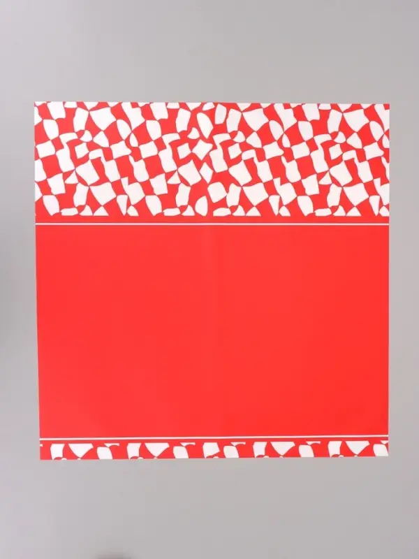 Пленка для цветов, красная, 57х57 см