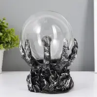 Плазменный шар - светильник RISALUX &laquo;Рука из подземелья&raquo;, полистоун, 20&times;17&times;11 см