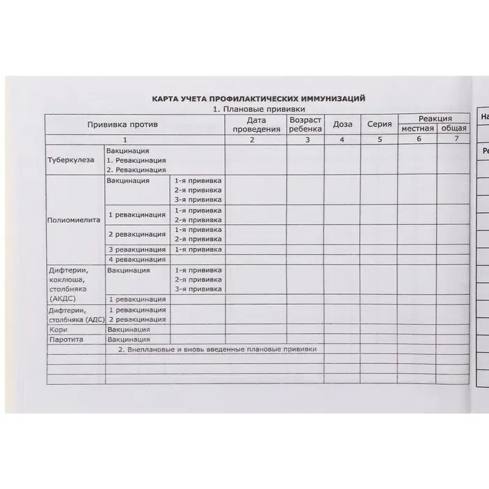 Медицинская карта ребёнка  Медицинская карта ребёнка "Классик", форма №112/у, 60 листов