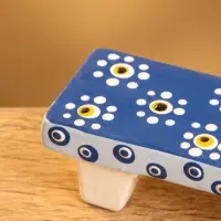 Мебель для кукол &laquo;Столик с ромашками&raquo;, 10&times;2&times;3 см, дерево, голубая