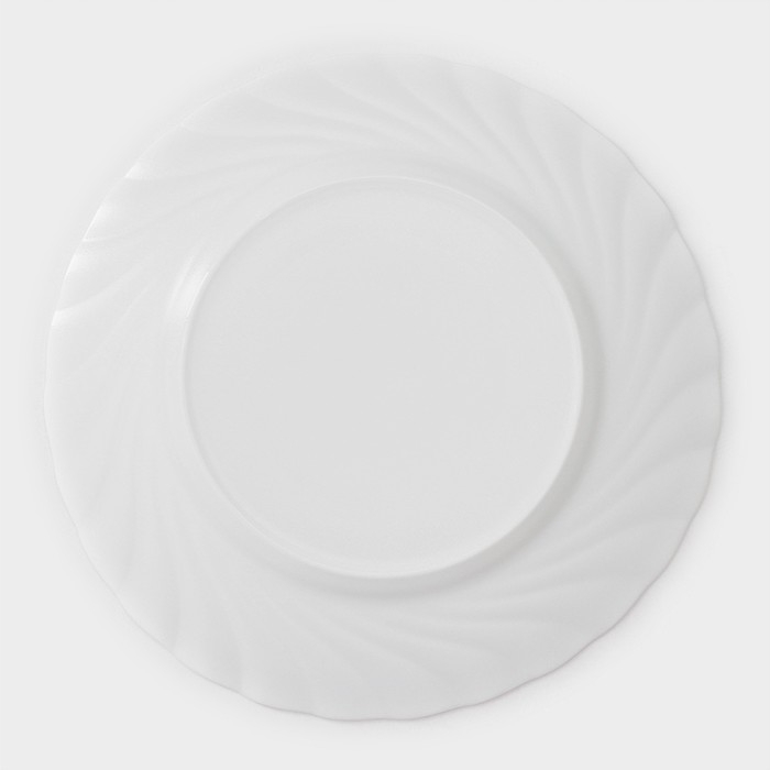 Набор десертных тарелок Luminarc Trianon, d=20 см, стеклокерамика, 6 шт, цвет белый Набор десертных тарелок Luminarc Trianon, d=20 см, стеклокерамика, 6 шт, цвет белый