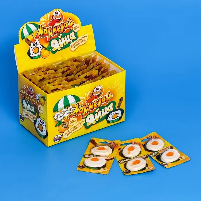 Мармелад жевательный «Яйца», 8 г Мармелад жевательный «Яйца», 8 г