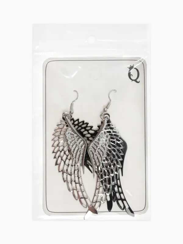 Серьги висячие &laquo;Крылья ангела&raquo;, цвет МИКС, 9 см