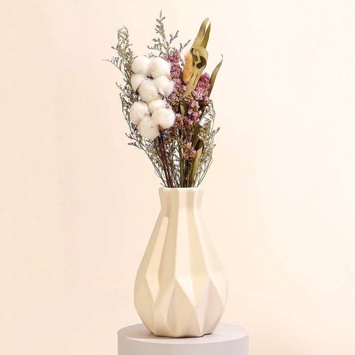 Сухоцветы «Хлопок», набор из 4 видов, 47 × 21,5 × 9 см Сухоцветы «Хлопок», набор из 4 видов, 47 × 21,5 × 9 см