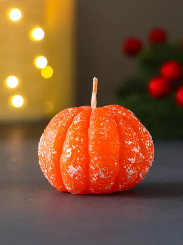 Свеча  Свеча "Мандарин" 55*40 мм арома