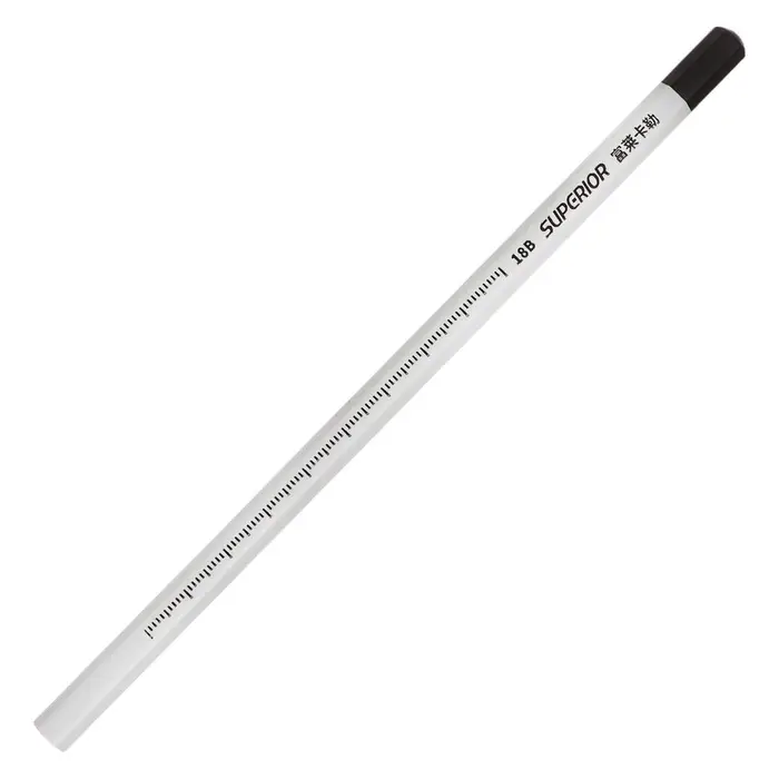 Карандаш угольный чёрный 18 В, корпус светло-серый Карандаш угольный чёрный 18 В, корпус светло-серый