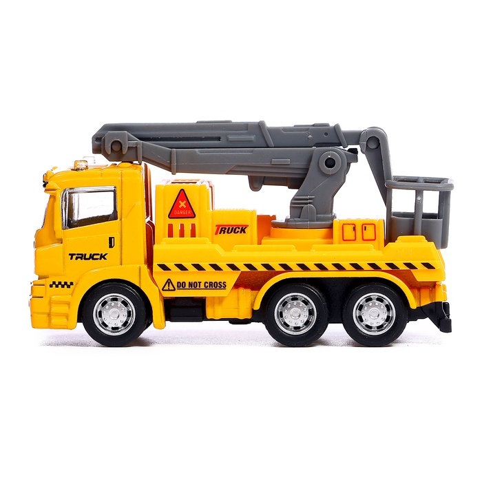 Машинка металлическа  Машинка металлическа "Строительная техника. Кран", МИКС