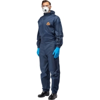 Комбинезон многоразовый защитный с капюшоном Jeta Safety JPC75b синий р. L