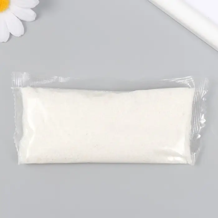 Песок цветной в пакете "Белый" 100±10 гр