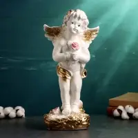Фигурка &laquo;Ангел большой&raquo;, гипс, перламутр, 44&times;20&times;15 см