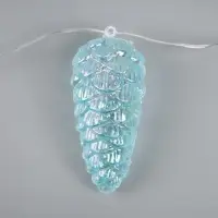 Гирлянда &laquo;Нить-грозди&raquo; 230 см, прозрачная нить, &laquo;Шишки&raquo;, 30 LED, 4.5 В, от батареек AAх3, свечение тёплое белое