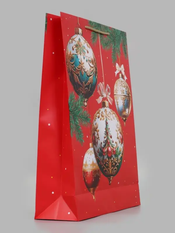 Пакет подарочный &laquo;Золотой винтаж&raquo;, 33&times;10&times;42.5 см