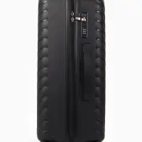 Чемодан на колёсах, 24", кодовый замок, 40&times;24&times;65 см, чёрный