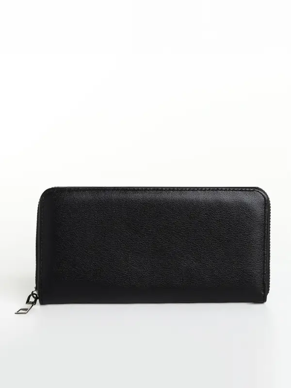 Сумка мужская через плечо TEXTURA, портмоне - клатч, на молнии, чёрная