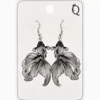 Серьги металл &laquo;Рыбка&raquo;, волшебство, цвет серебро