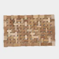 Коврик из тикового дерева, 30&times;20&times;0.7 см