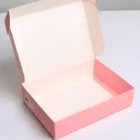 Коробка складная &laquo;Люблю&raquo;, 21 &times; 15 &times; 5 см