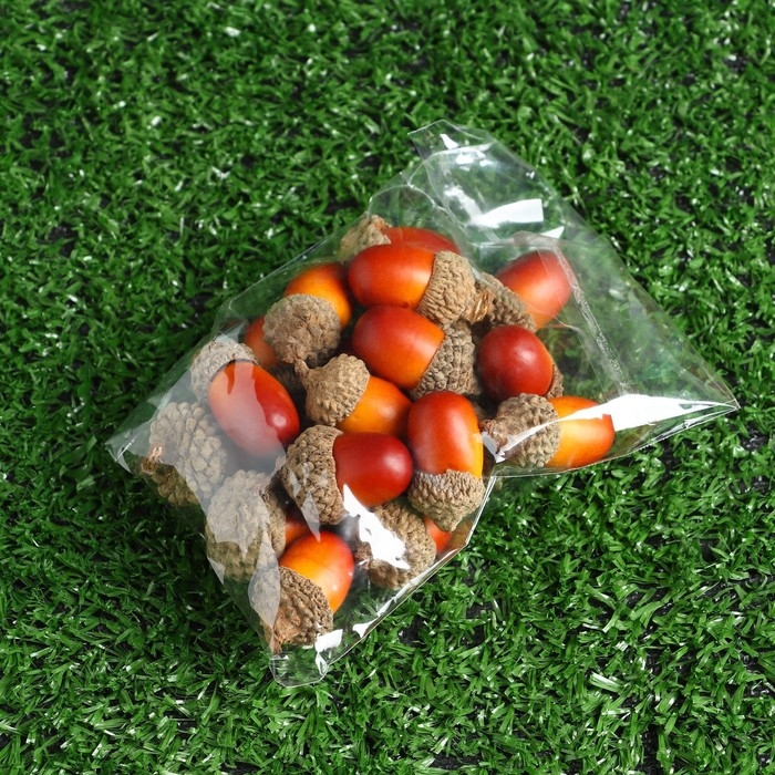 Декор Декор "Желуди" 3х2см, в наборе 20шт