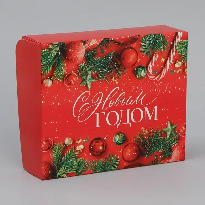 Коробка складная «Новогоднее настроение», 20 х 17 х 6 см Коробка складная «Новогоднее настроение», 20 х 17 х 6 см