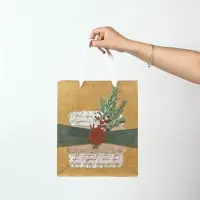 Набор пакетов крафтовых «Новогоднее поздравление» Набор пакетов крафтовых «Новогоднее поздравление»