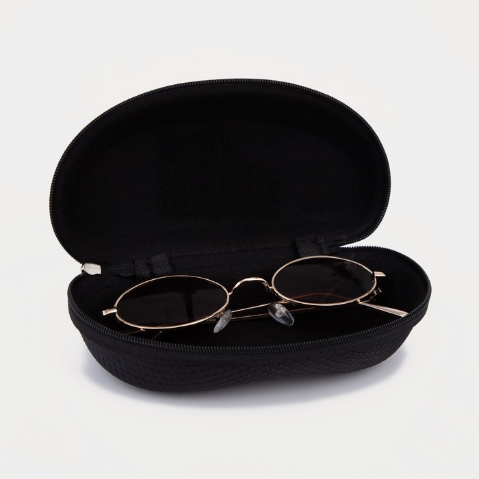 Футляр для очков на молнии, цвет чёрный Футляр для очков на молнии, цвет чёрный